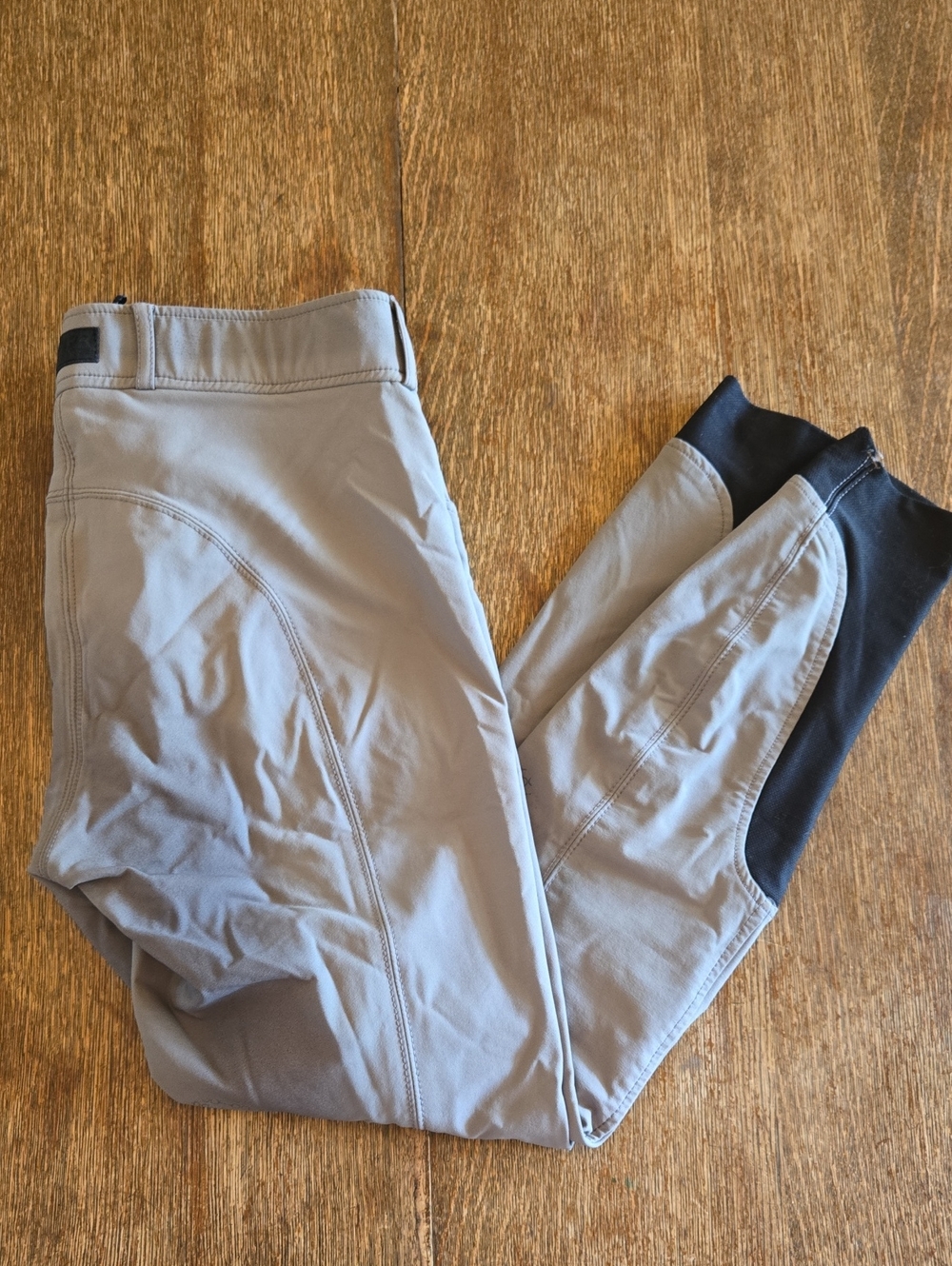Dover Saddlery Schooling Breeches, charcoal Gray, Size 26